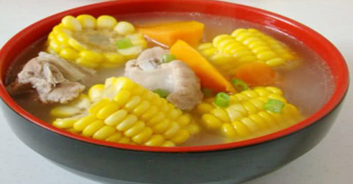 Canh sườn nấu ngô ngọt mát, món sườn heo nấu gì ngon cho cả gia đình