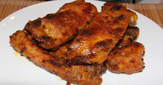 Món sườn nướng chao thơm lừng, một gợi ý tuyệt vời cho sườn heo nấu gì ngon