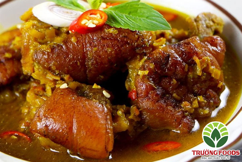 món thịt heo nấu giả cầy truyền thống sau khi hoàn thành